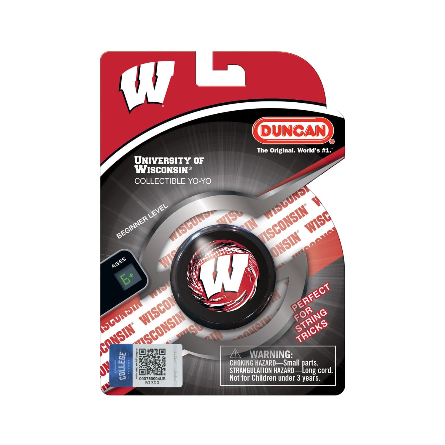 Wisconsin Badgers Official Team Yo-Yo - Sports Gifts, Sports Memorabilia, Sports Collectibles, Fan Shop