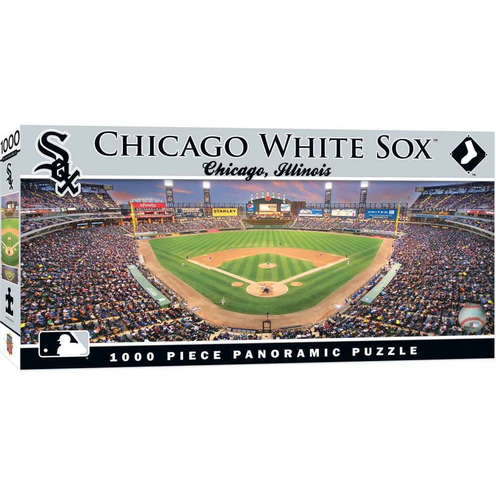 Chicago White Sox 1000 Piece Panoramic Jigsaw Puzzle - Sports Gifts, Sports Memorabilia, Sports Collectibles, Fan Shop