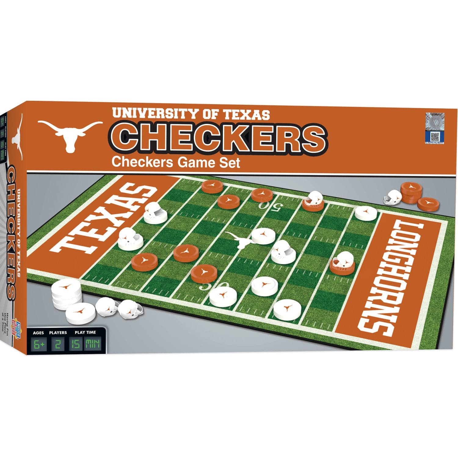 Texas Longhorns Checkers Game - Sports Gifts, Sports Memorabilia, Sports Collectibles, Fan Shop