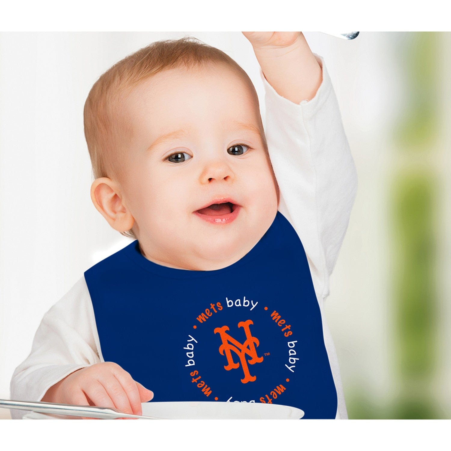 New York Mets Baby Bibs 2-Pack - Blue & Orange - Sports Gifts, Sports Memorabilia, Sports Collectibles, Fan Shop