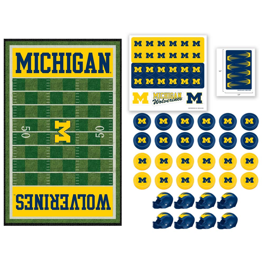 Michigan Wolverines Checkers Game