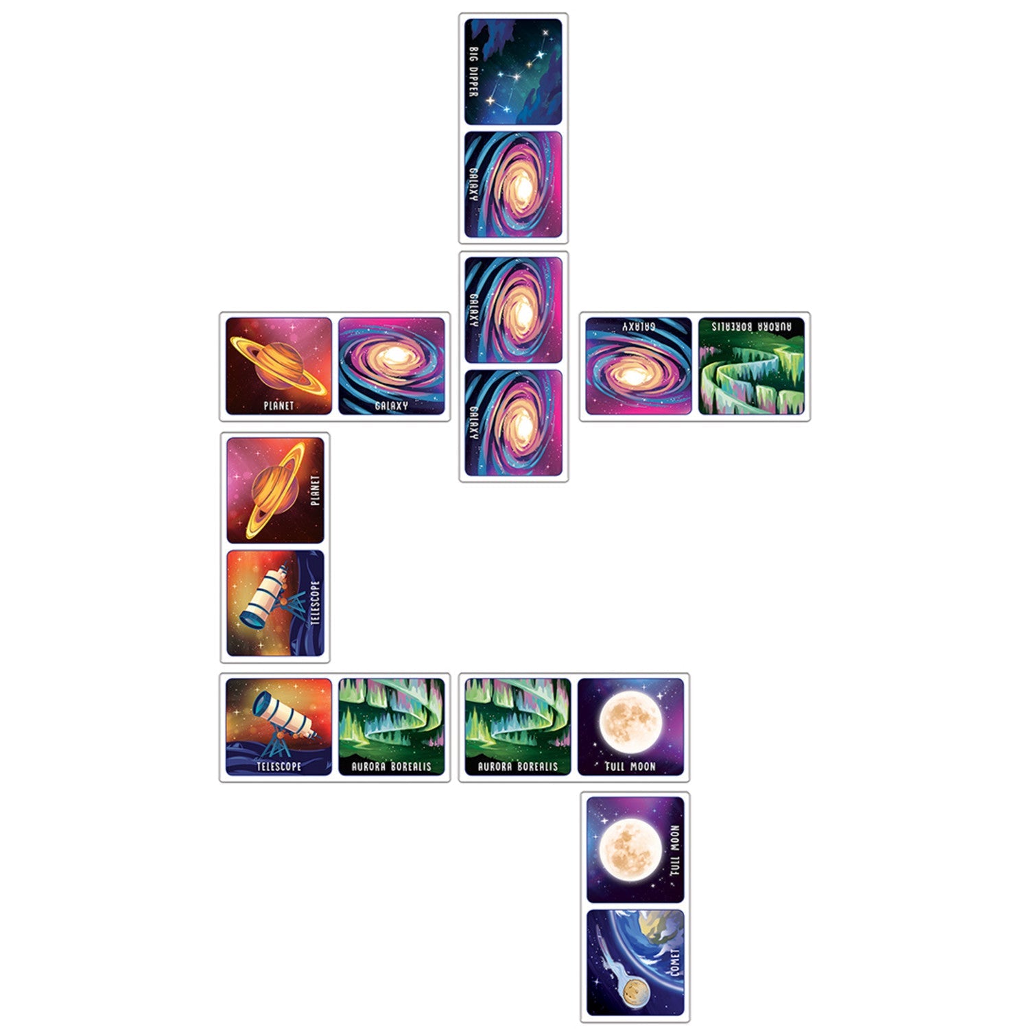 Jr. Ranger - Night Sky Picture Dominoes - 757 Sports Collectibles