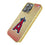 Los Angeles Angels Linen Bling Phone Case for Apple iPhone