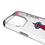 Los Angeles Angels Linen Clear Phone Case for Apple iPhone