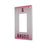 Los Angeles Angels Linen Hidden-Screw Light Switch Plate