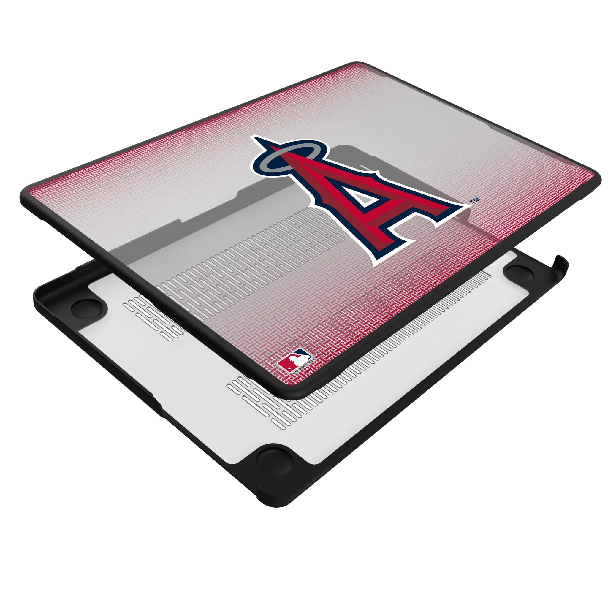 Los Angeles Angels Linen Laptop Case for Apple MacBook