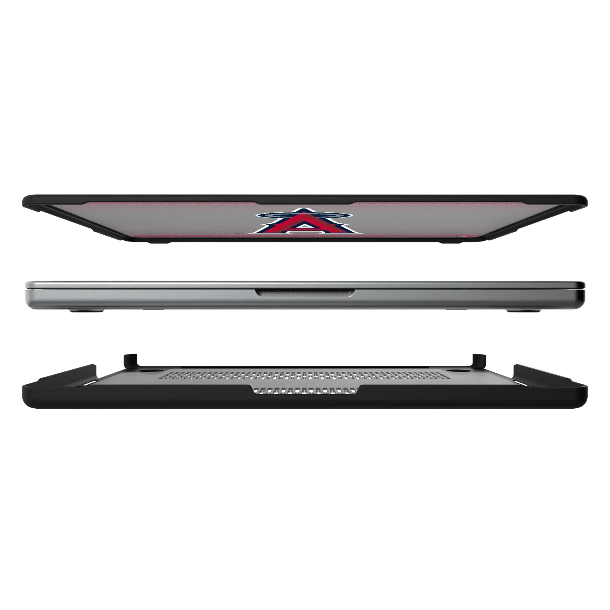 Los Angeles Angels Linen Laptop Case for Apple MacBook