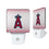 Los Angeles Angels Linen Night Light 2-Pack
