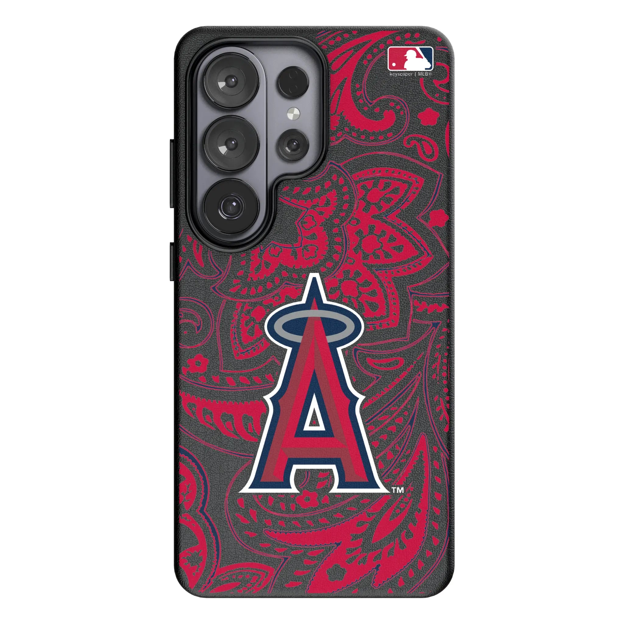 Los Angeles Angels Paisley MagSafe Compatible Phone Case for Samsung Galaxy