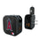 Los Angeles Angels Text Backdrop 2 in 1 USB A/C Charger