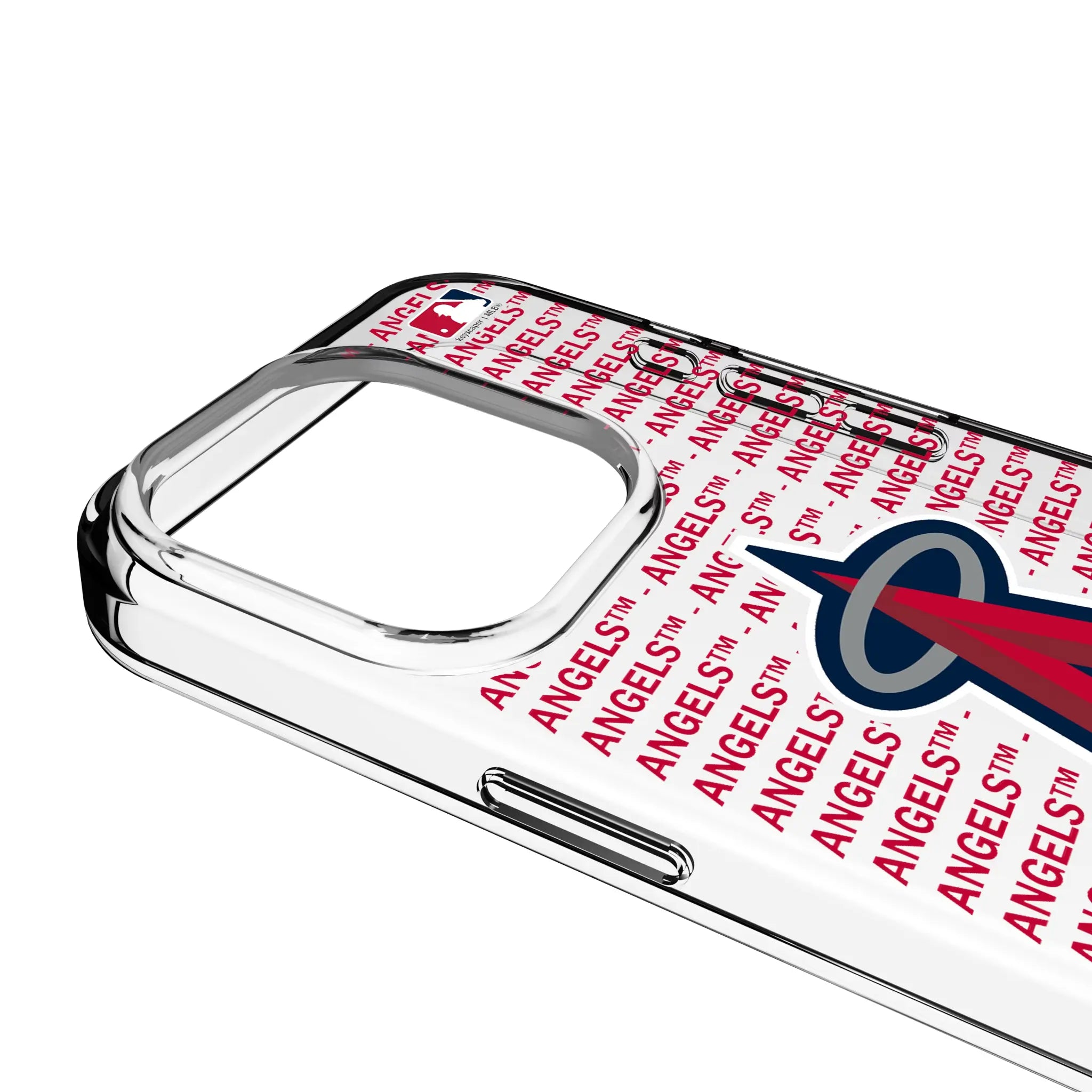 Los Angeles Angels Text Backdrop Clear Phone Case for Apple iPhone