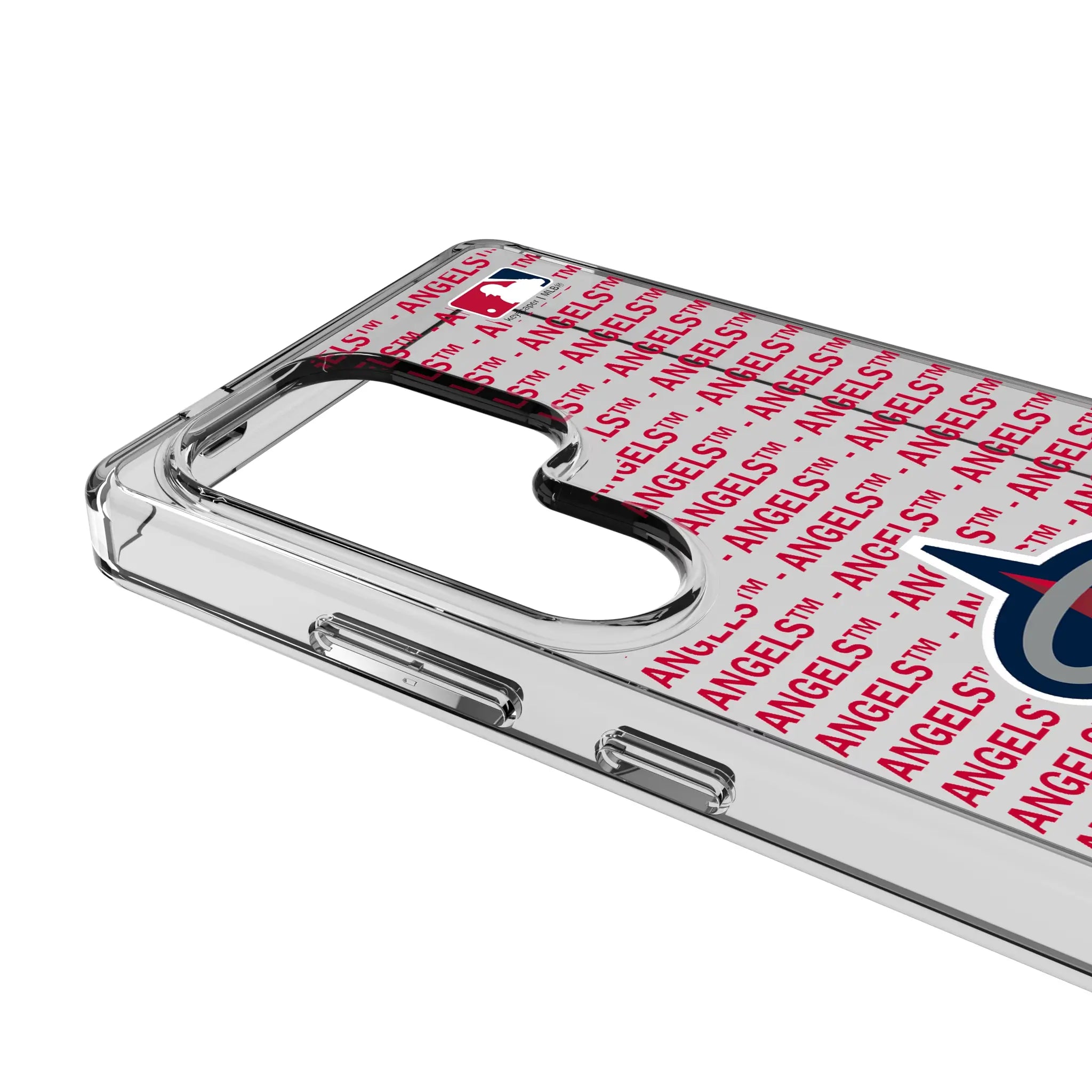 Los Angeles Angels Text Backdrop Clear Phone Case for Samsung Galaxy