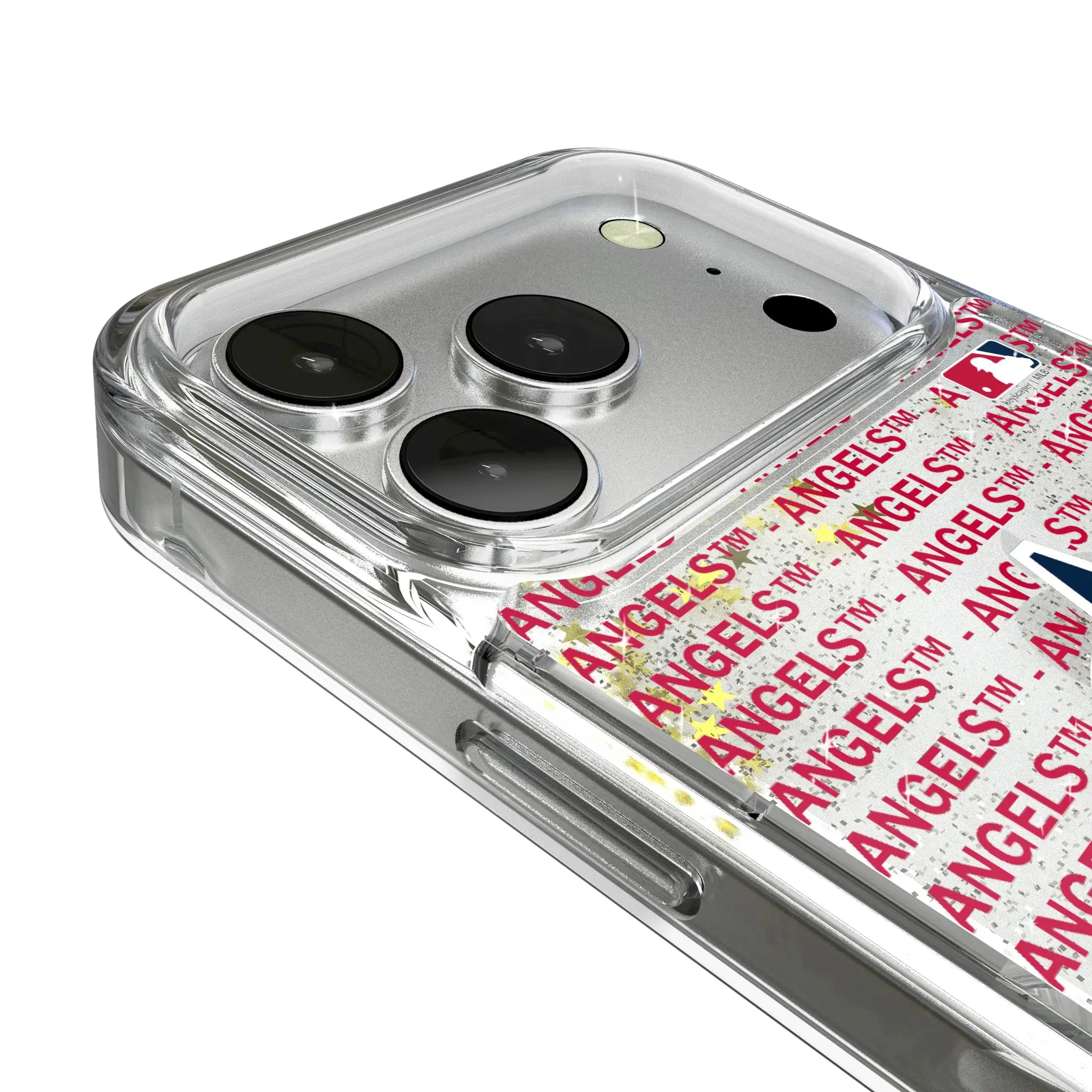 Los Angeles Angels Text Backdrop Glitter Phone Case
