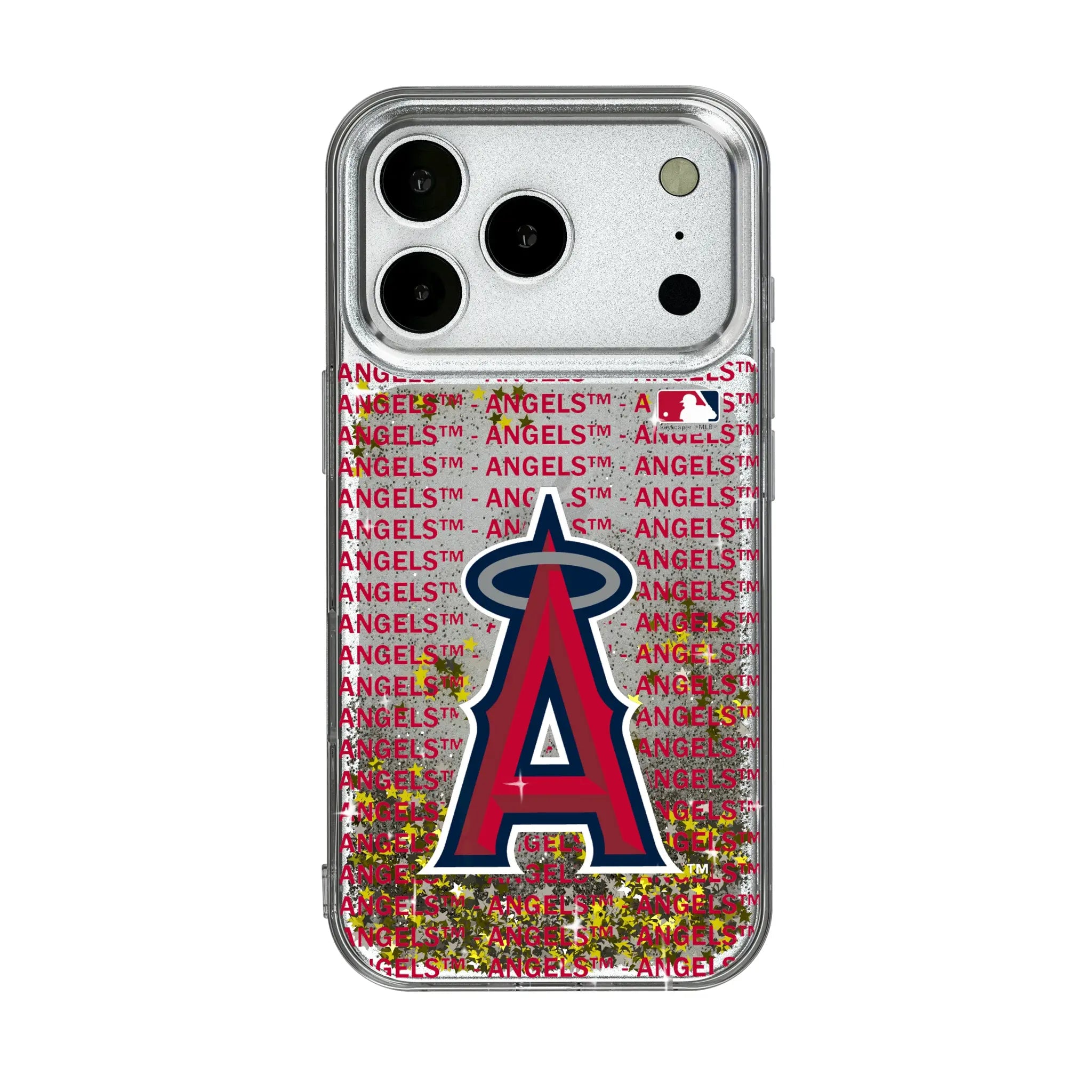 Los Angeles Angels Text Backdrop Glitter Phone Case