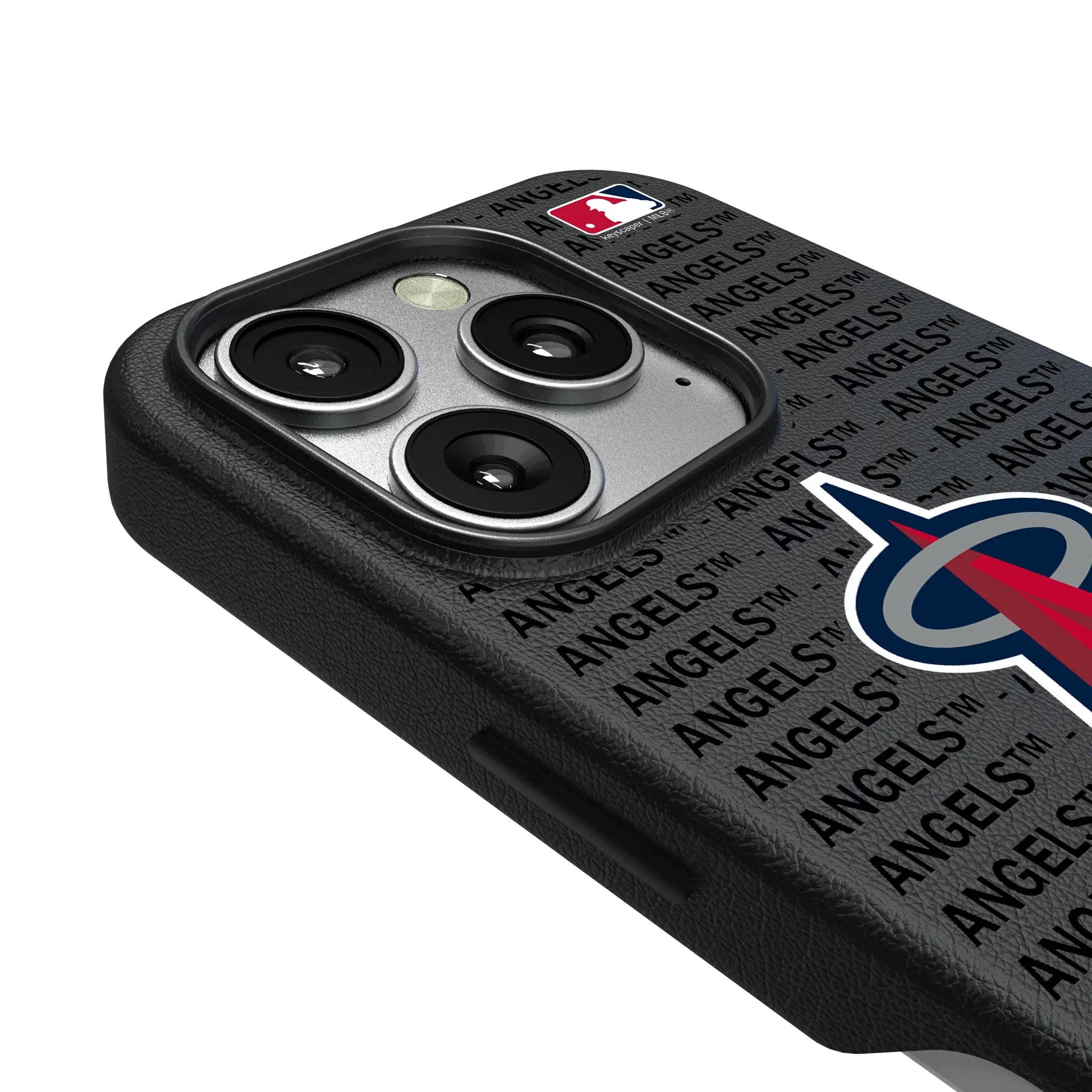 Los Angeles Angels Text Backdrop MagSafe Compatible Phone Case for Apple iPhone