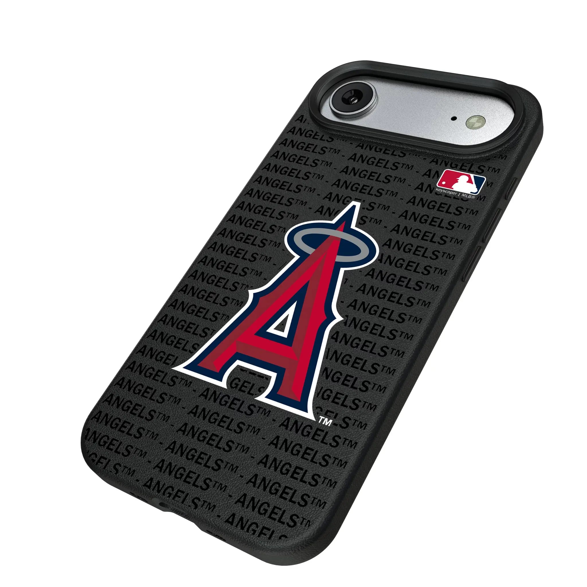 Los Angeles Angels Text Backdrop MagSafe Compatible Phone Case for Apple iPhone
