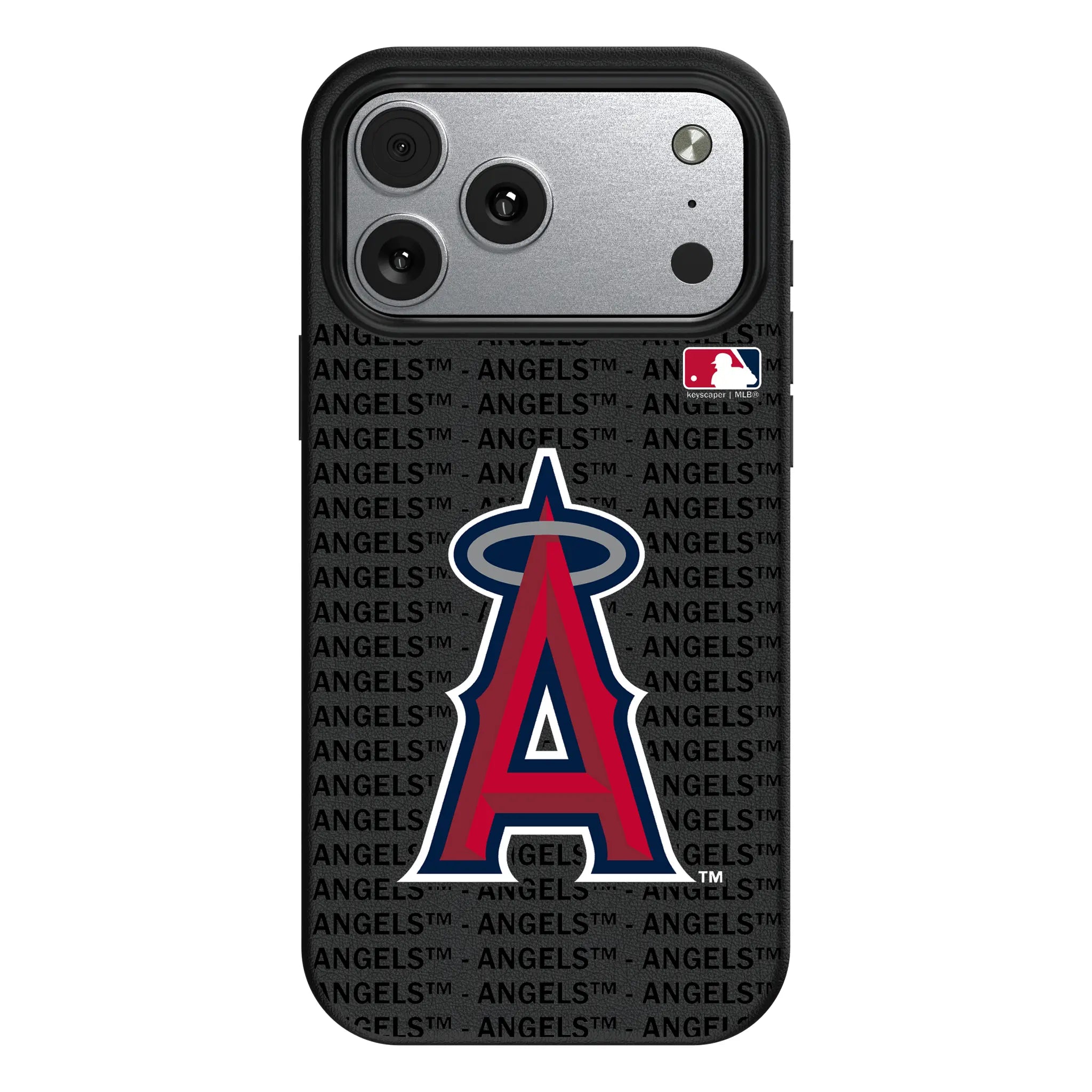 Los Angeles Angels Text Backdrop MagSafe Compatible Phone Case for Apple iPhone