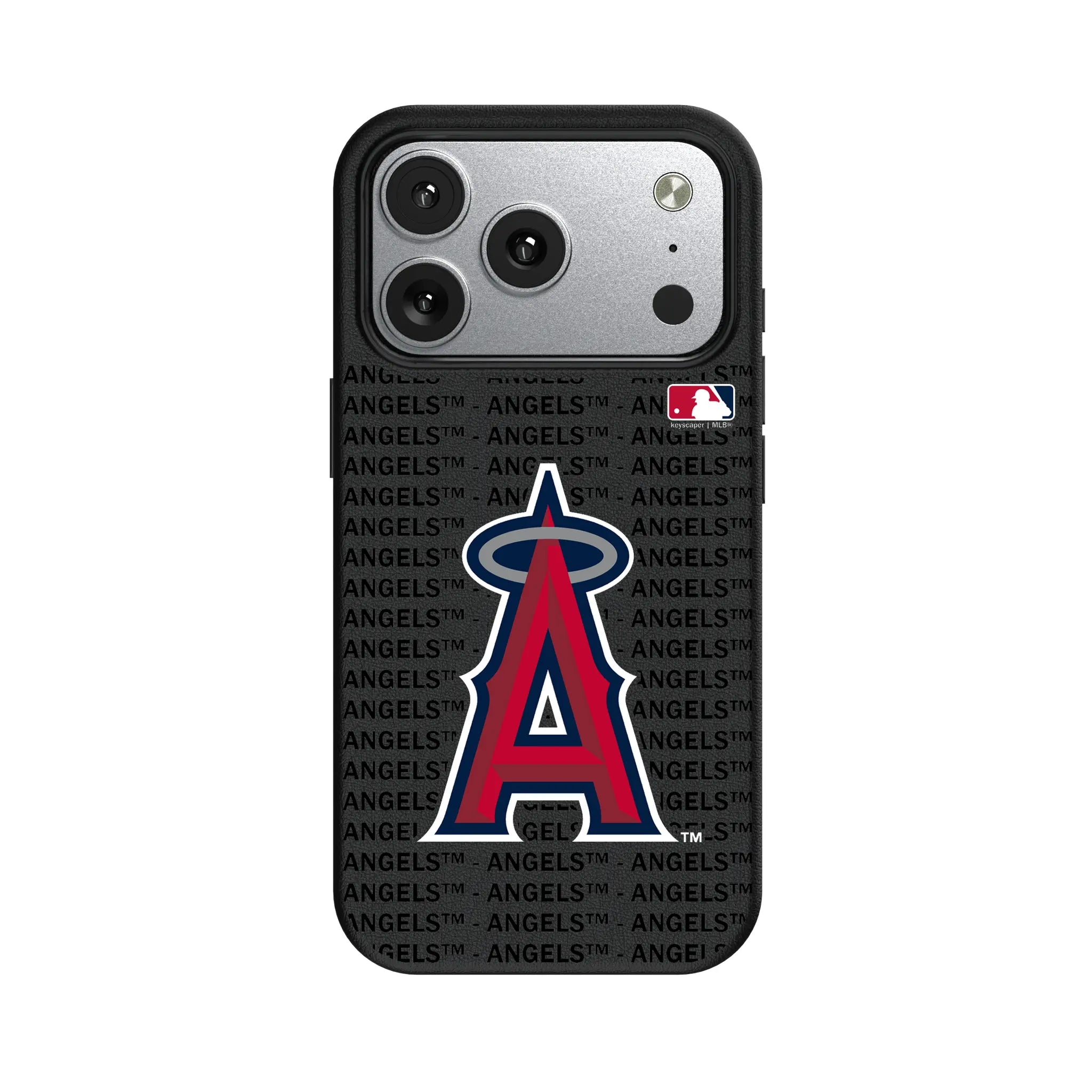 Los Angeles Angels Text Backdrop MagSafe Compatible Phone Case for Apple iPhone