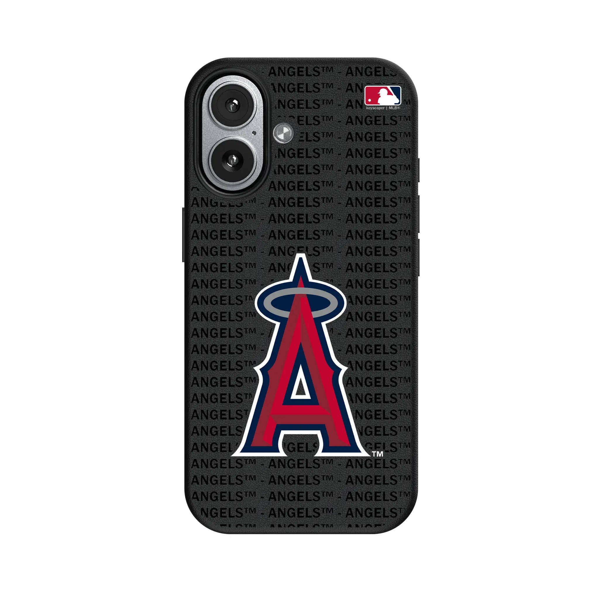 Los Angeles Angels Text Backdrop MagSafe Compatible Phone Case for Apple iPhone