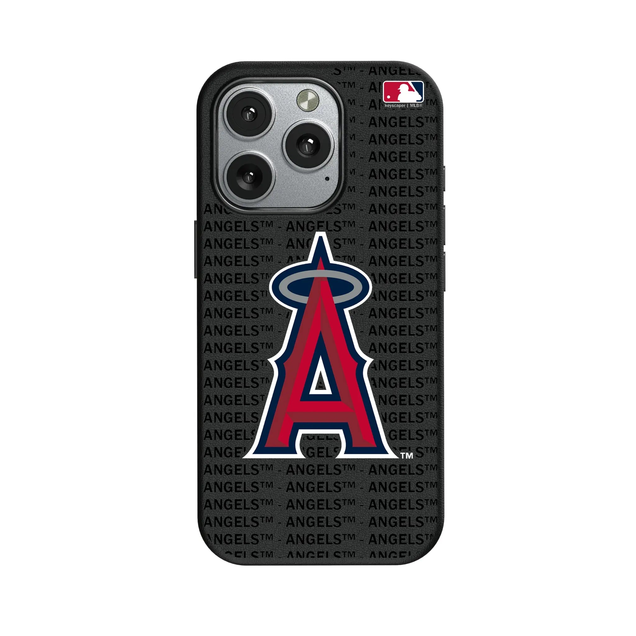 Los Angeles Angels Text Backdrop MagSafe Compatible Phone Case for Apple iPhone