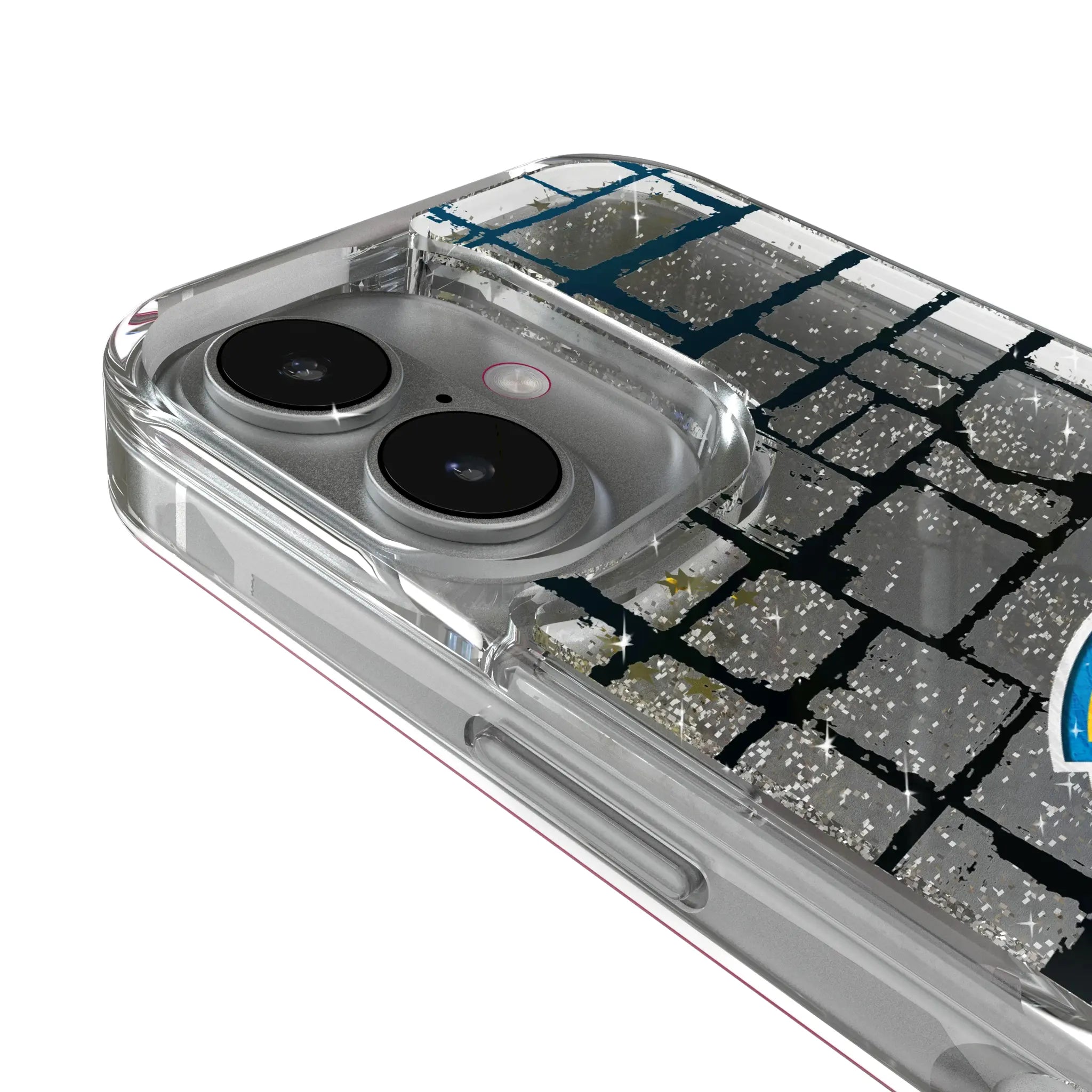 Los Angeles Chargers Brick Glitter Phone Case for Apple iPhone