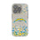 Los Angeles Chargers Confetti Clear Phone Case for Apple iPhone