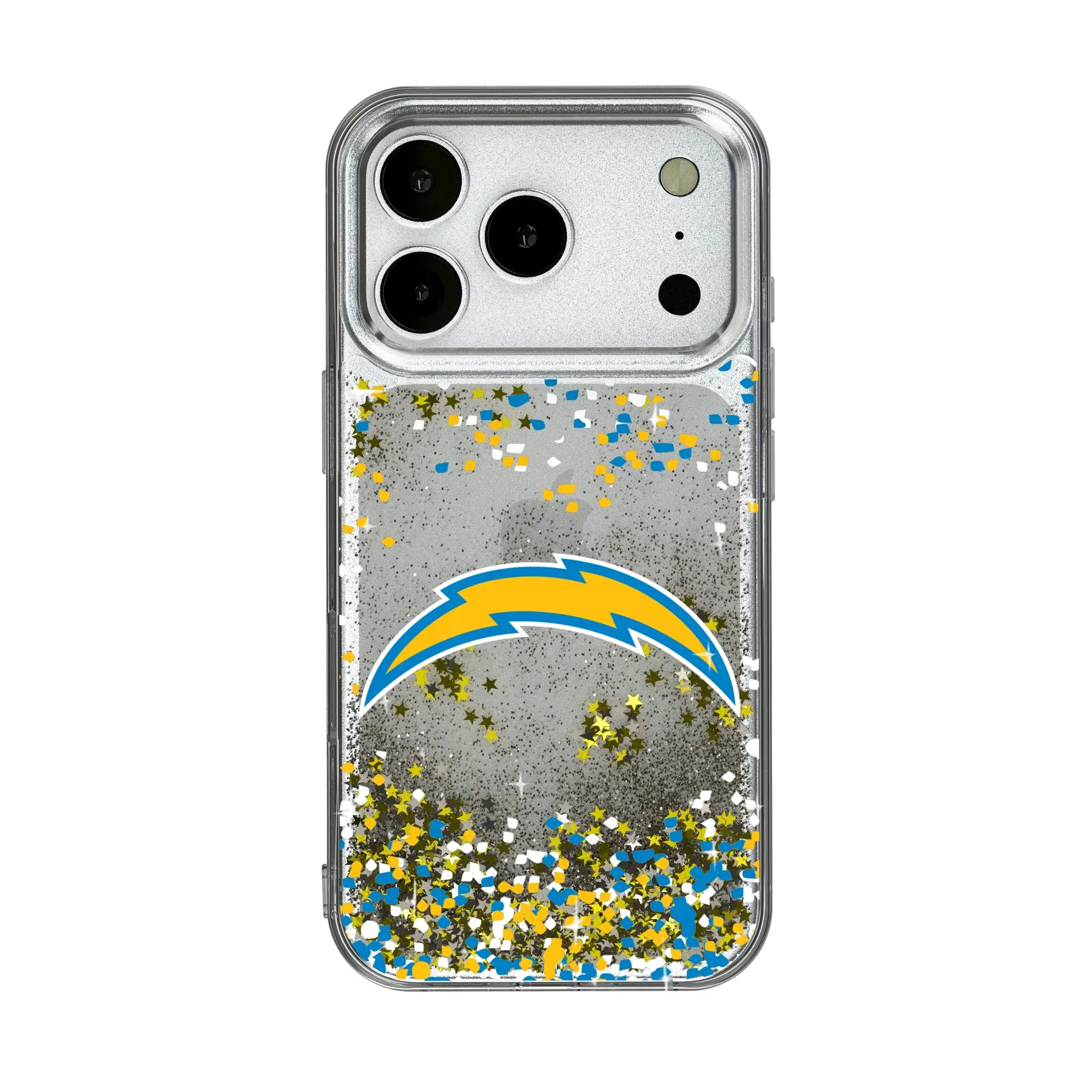 Los Angeles Chargers Confetti Glitter Phone Case