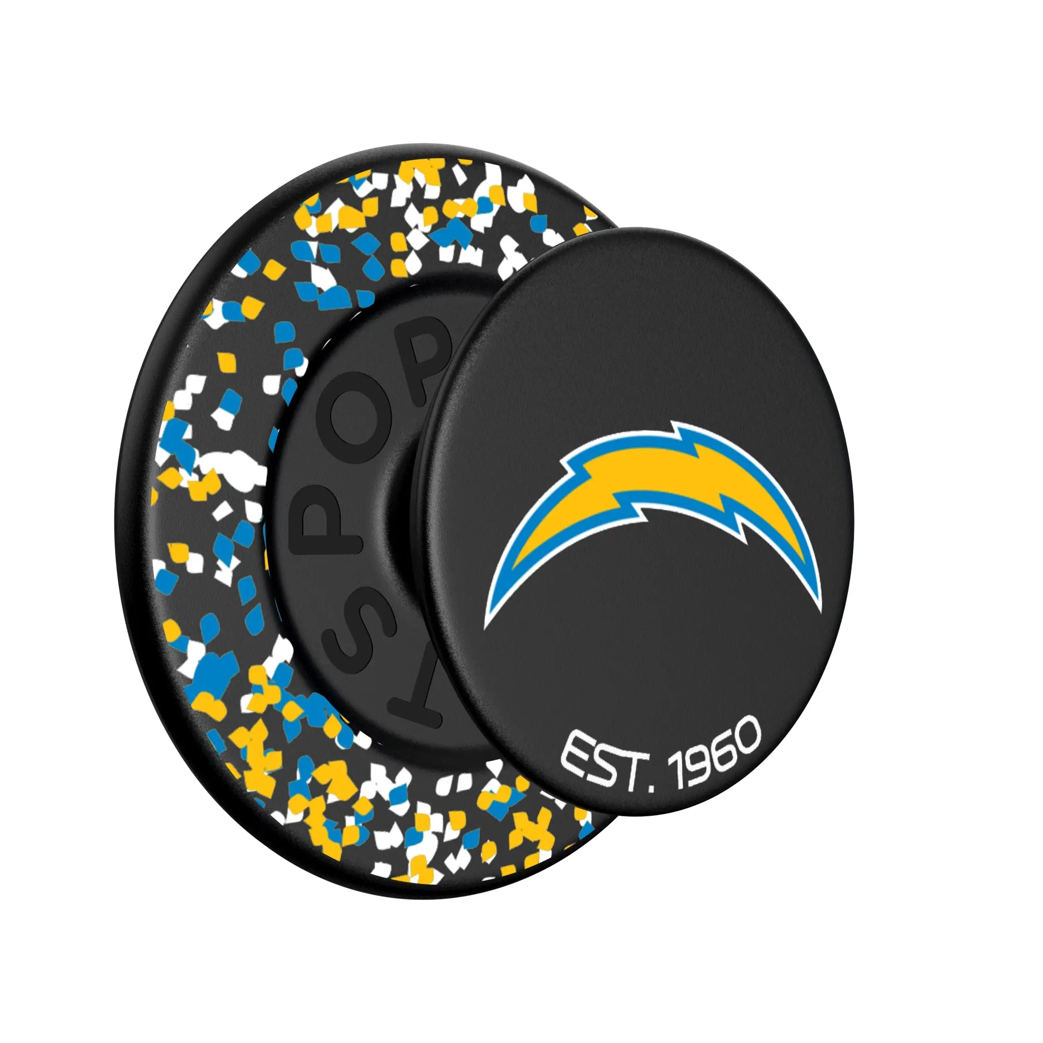 Los Angeles Chargers Confetti PopSockets Magnetic Phone Grip and Stand
