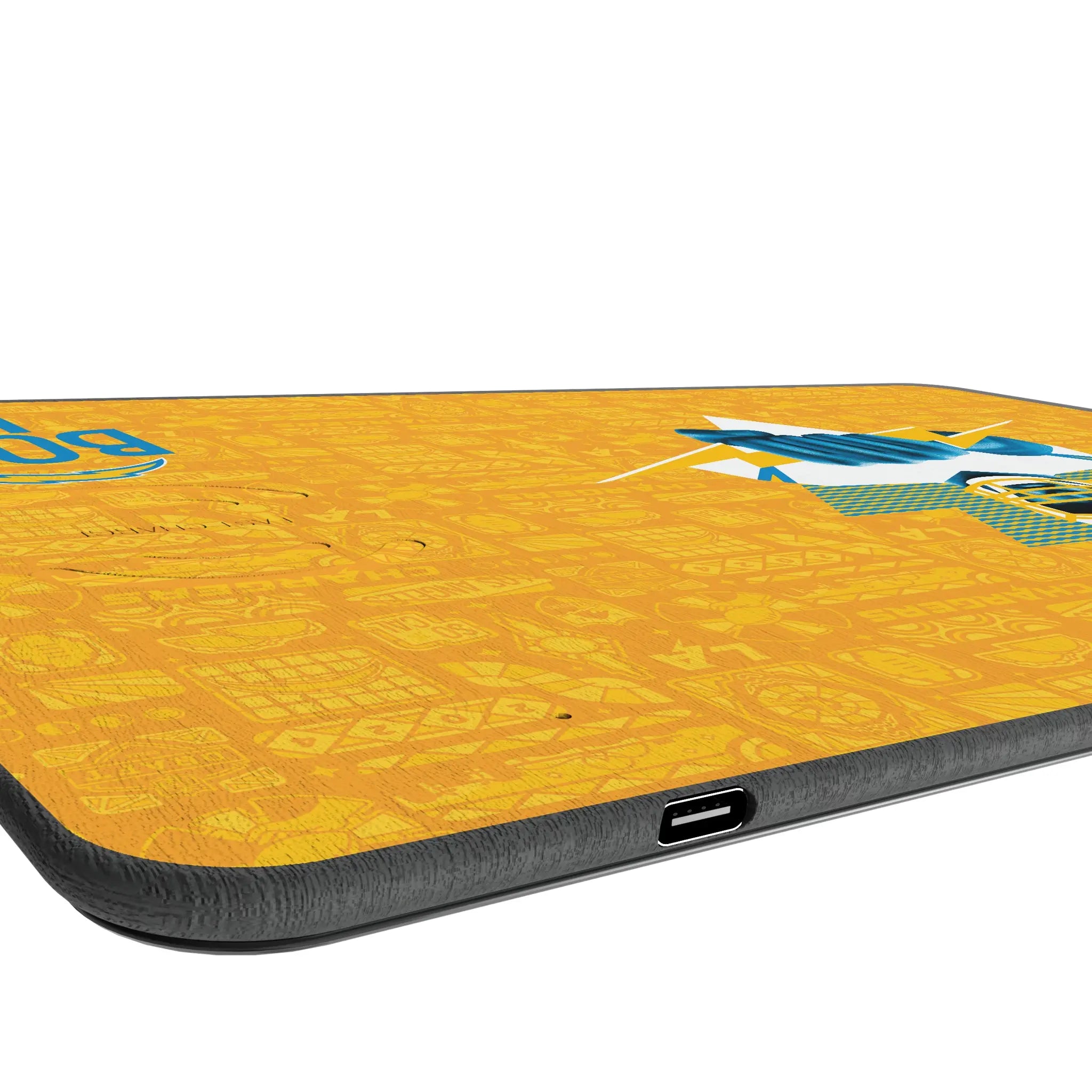 Los Angeles Chargers 2024 Edition 15-Watt Wireless Charger and Mouse Pad