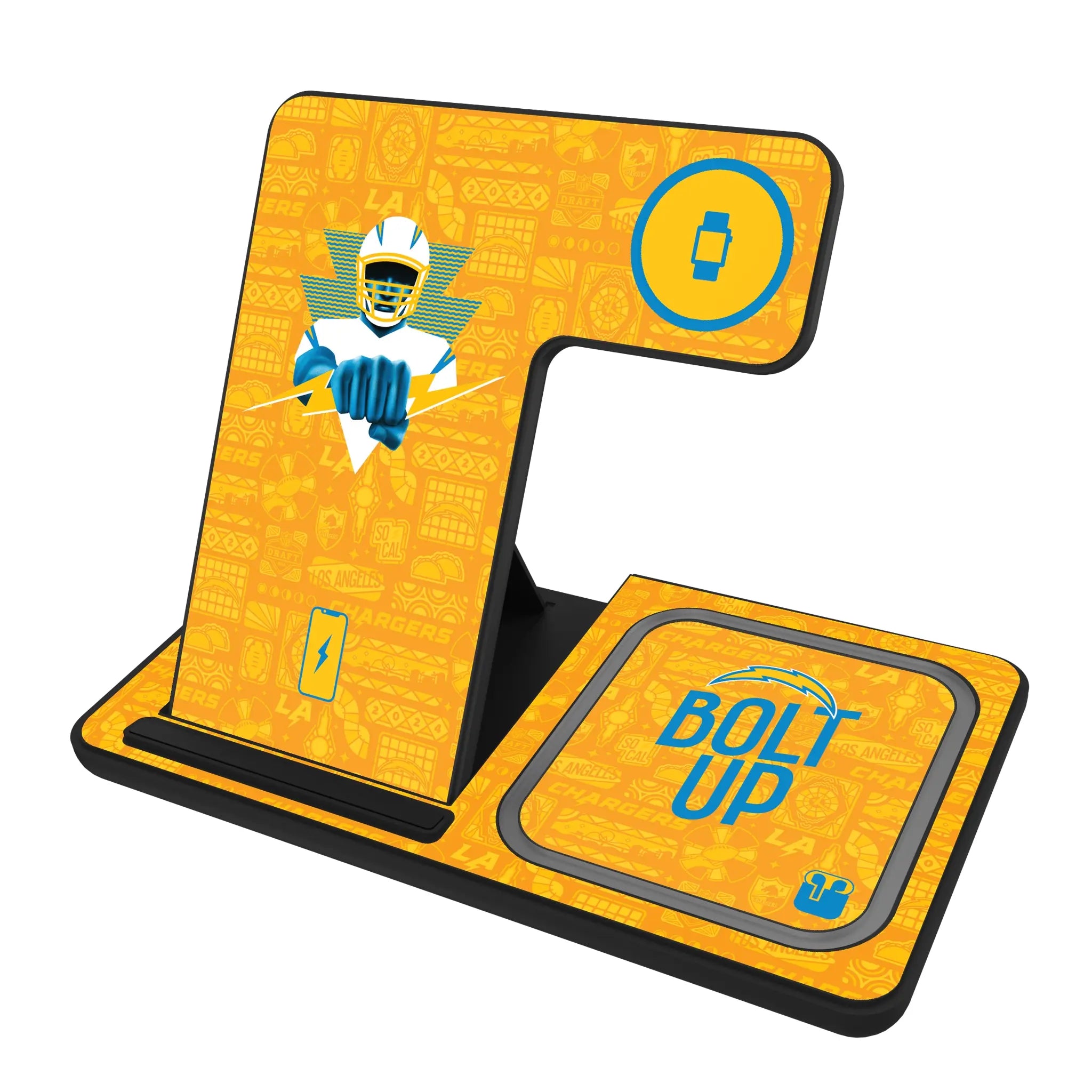 Los Angeles Chargers 2024 Illustrated Limited Edition 3 in 1 Charging Station