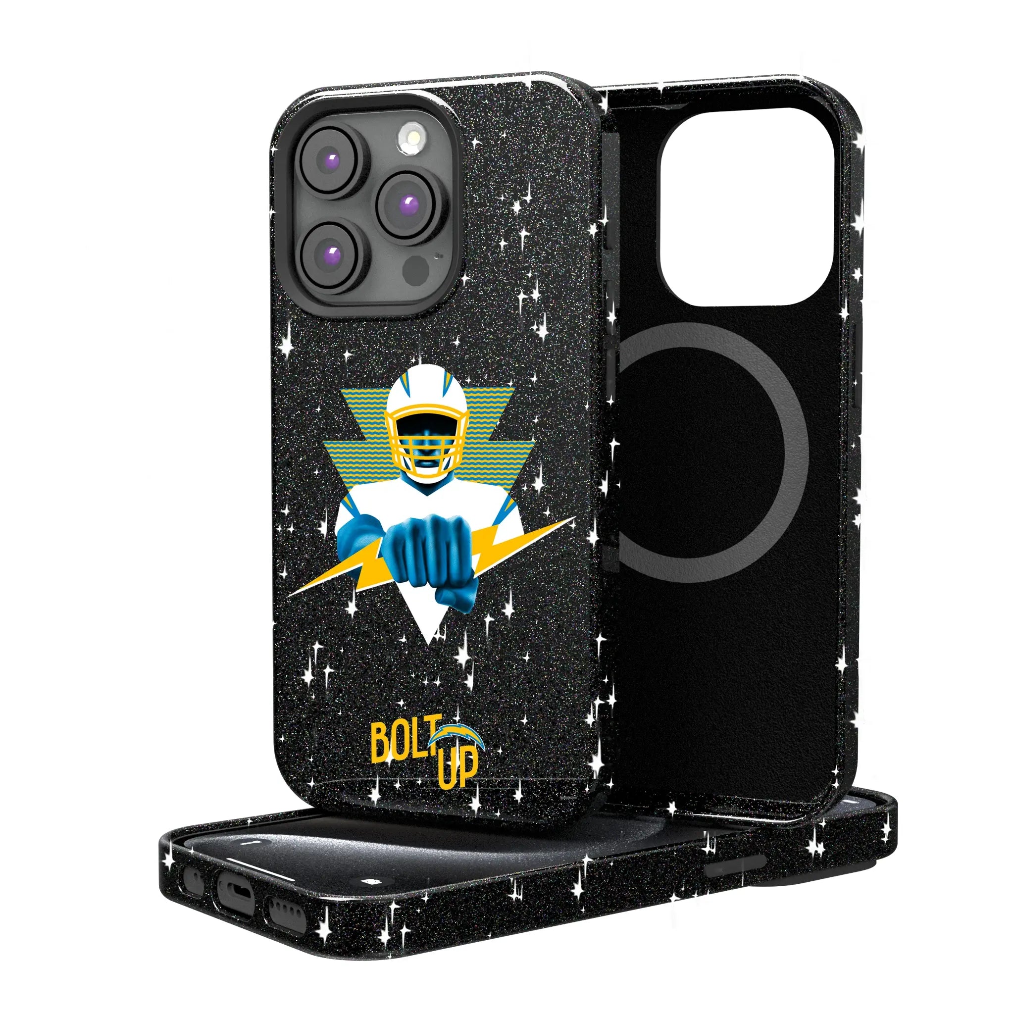 Los Angeles Chargers 2024 Illustrated Limited Edition Bling Phone Case