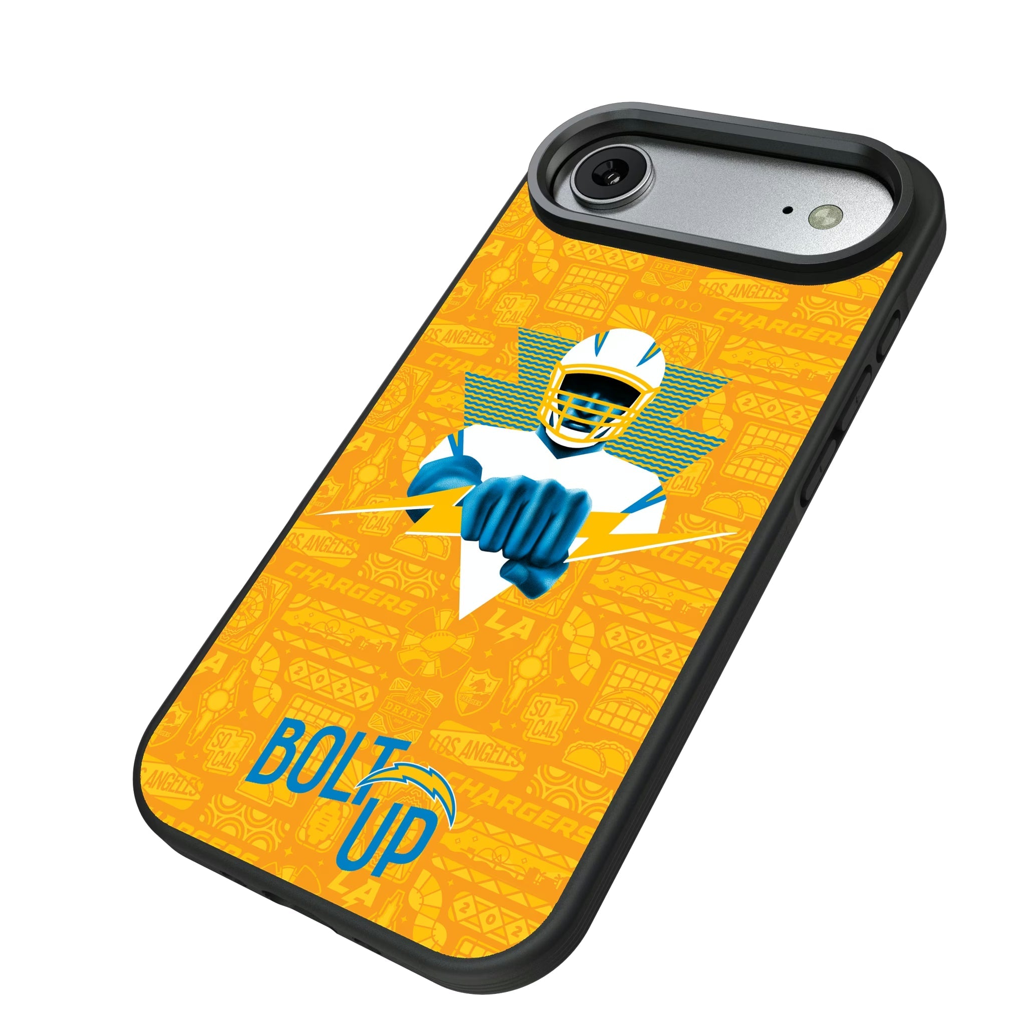 Los Angeles Chargers 2024 Illustrated Limited Edition Bump Phone Case - Sports Gifts, Sports Memorabilia, Sports Collectibles, Fan Shop