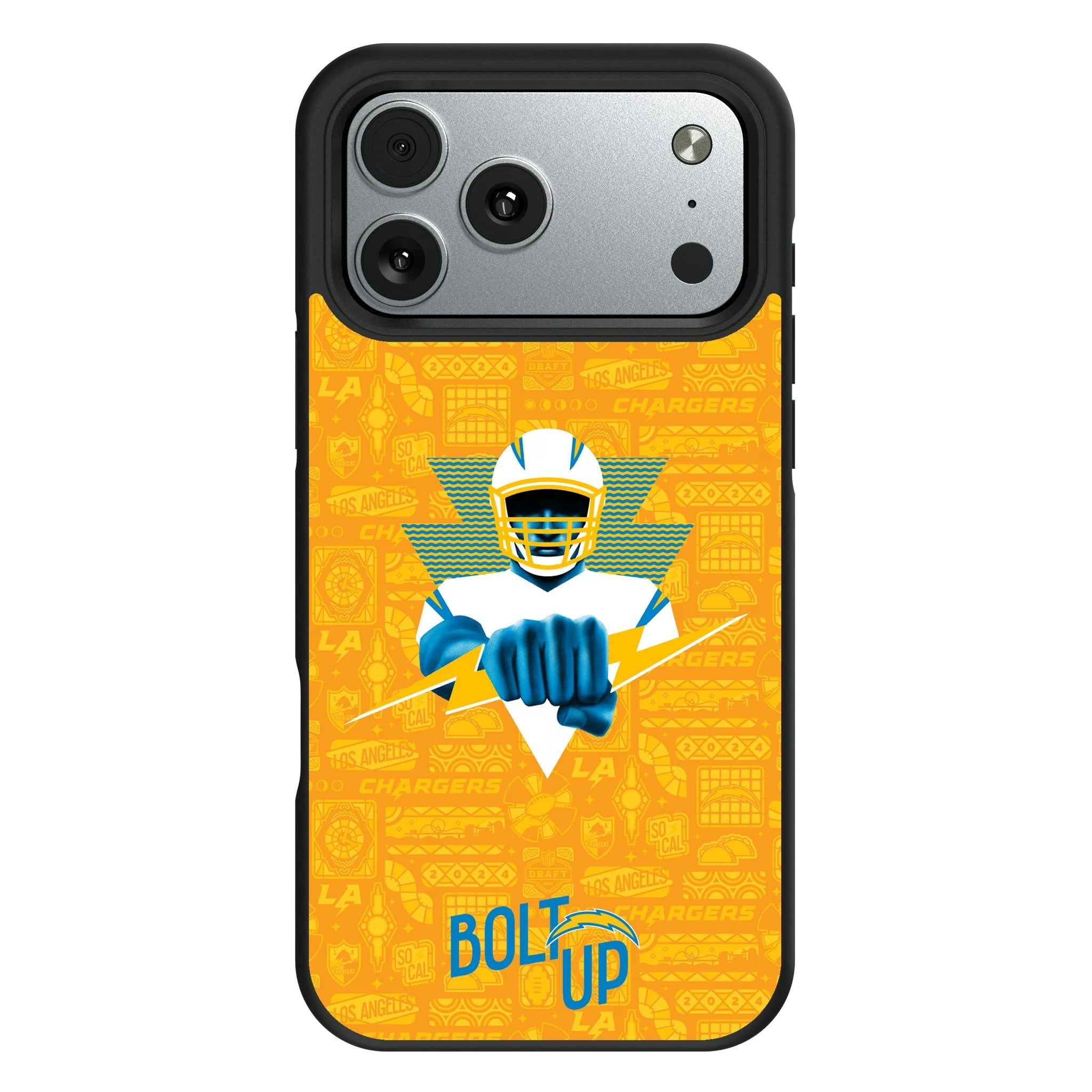 Los Angeles Chargers 2024 Illustrated Limited Edition Bump Phone Case - Sports Gifts, Sports Memorabilia, Sports Collectibles, Fan Shop