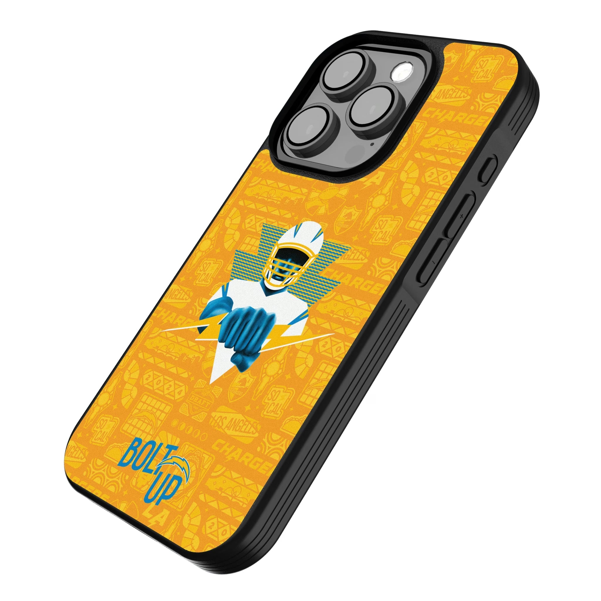 Los Angeles Chargers 2024 Illustrated Limited Edition Bump Phone Case - Sports Gifts, Sports Memorabilia, Sports Collectibles, Fan Shop