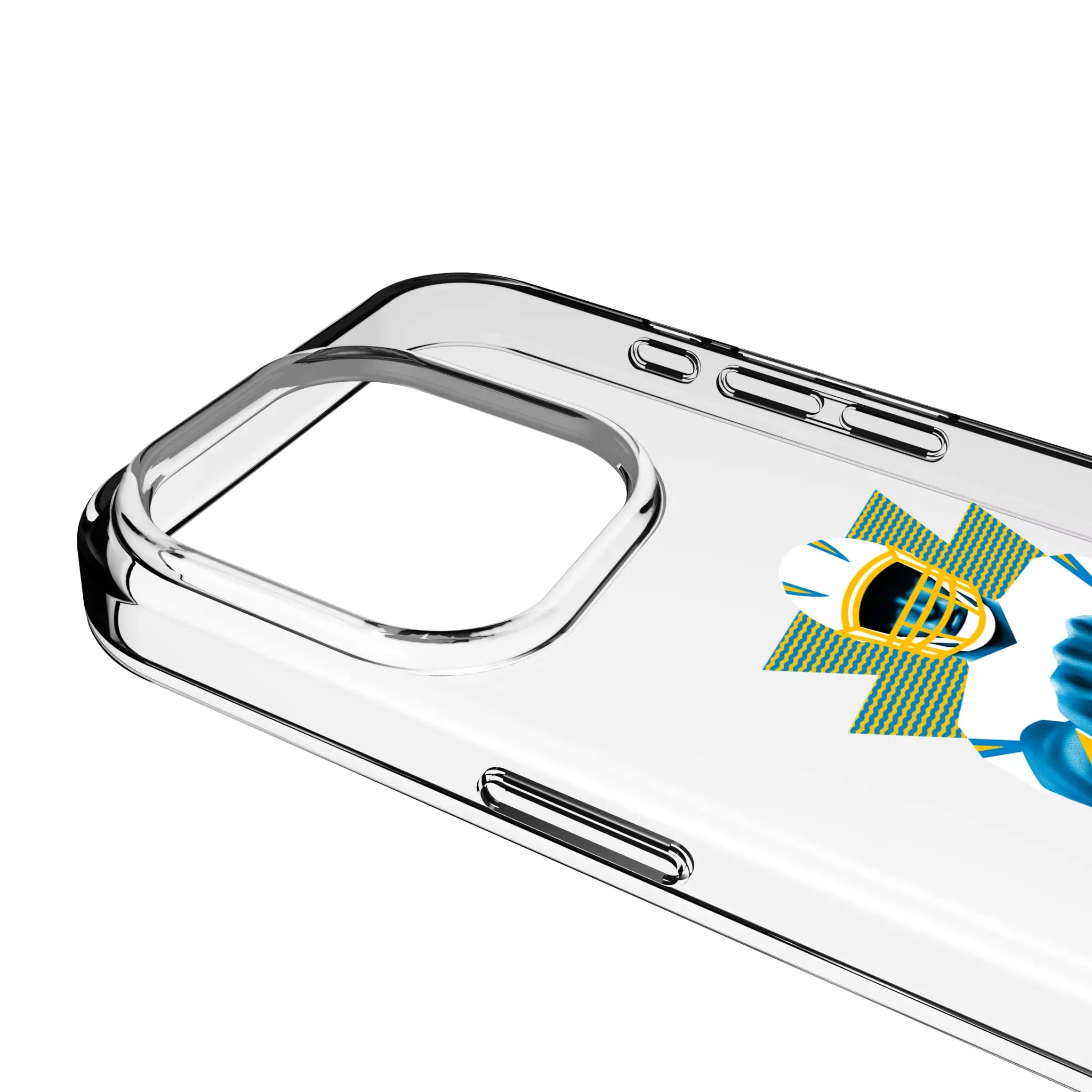 Los Angeles Chargers 2024 Edition Clear Phone Case for Apple iPhone
