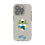 Los Angeles Chargers 2024 Edition Clear Phone Case for Apple iPhone
