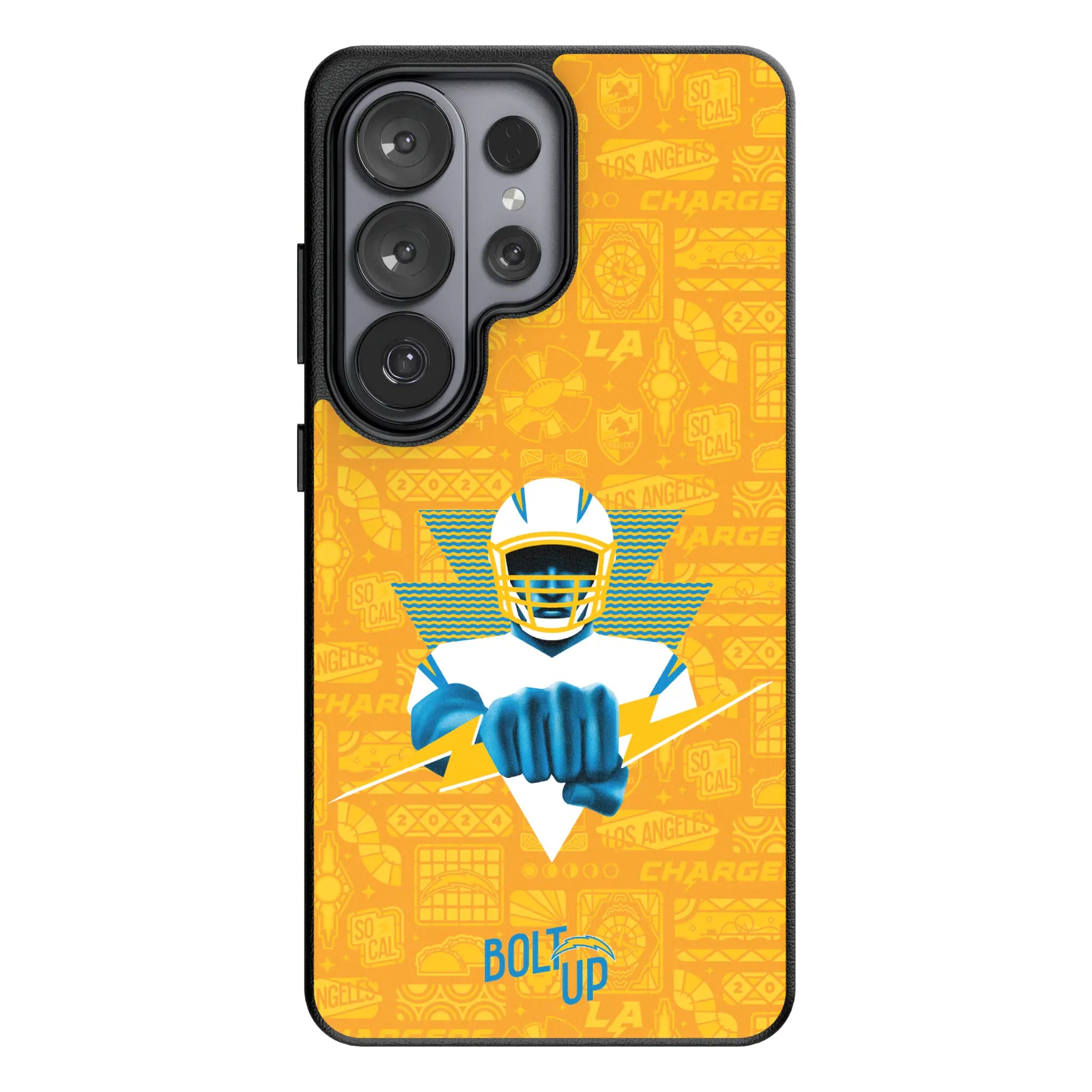 Los Angeles Chargers Deco MagSafe Compatible Phone Case for Samsung Galaxy