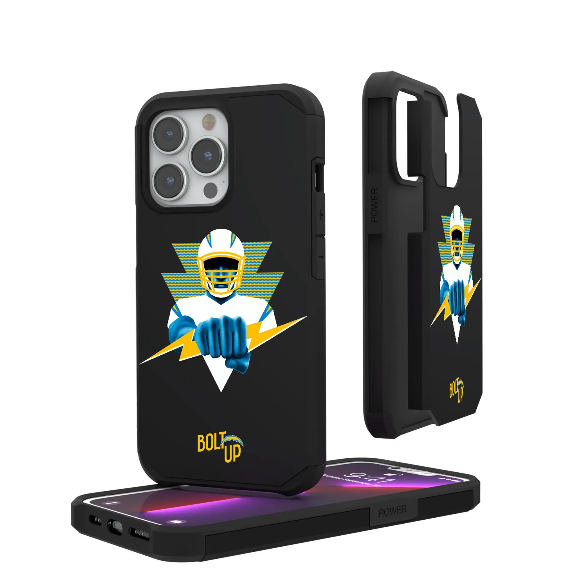 Los Angeles Chargers 2024 Illustrated Limited Edition Rugged Phone Case