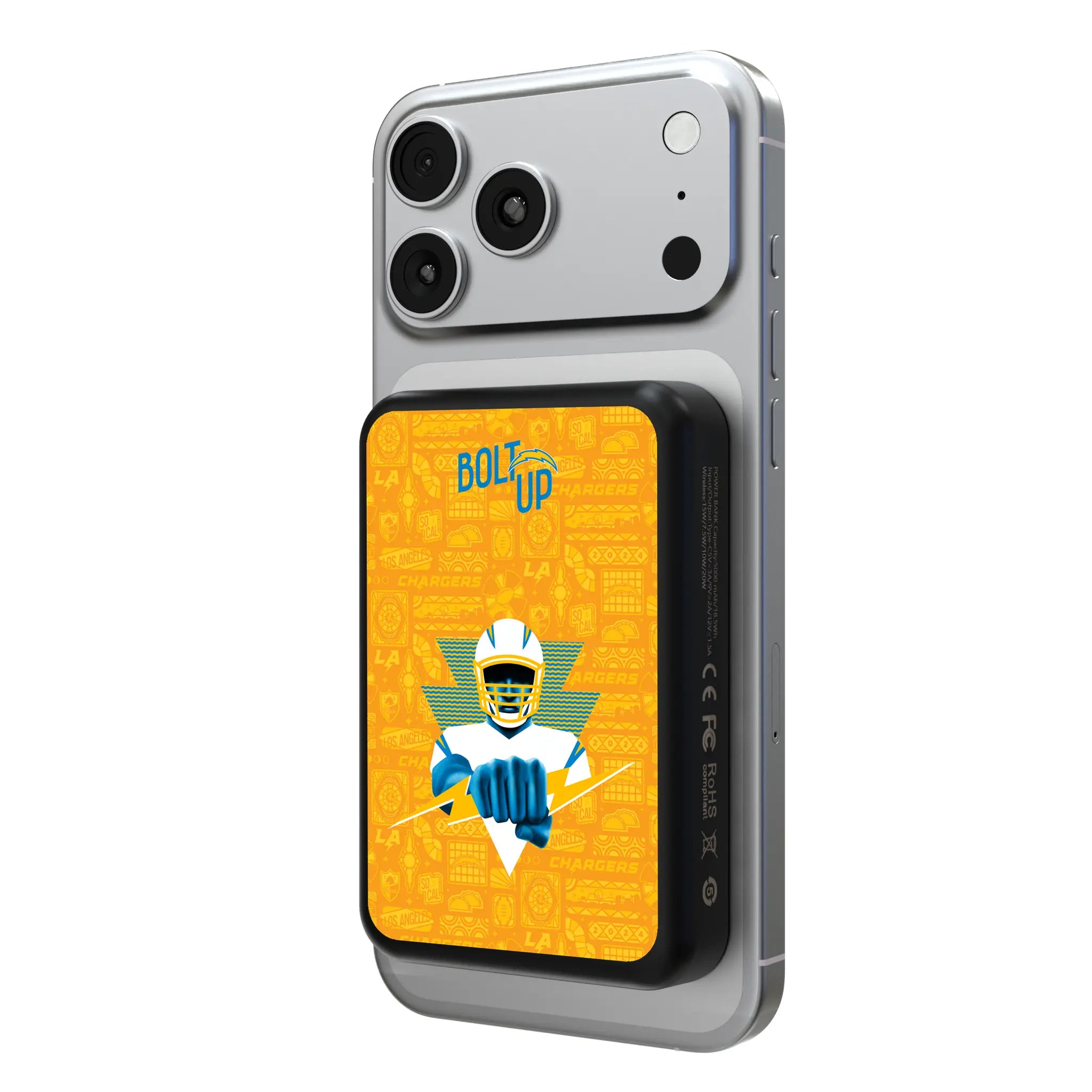 Los Angeles Chargers 2024 Illustrated Limited Edition Wireless Mag Power Bank