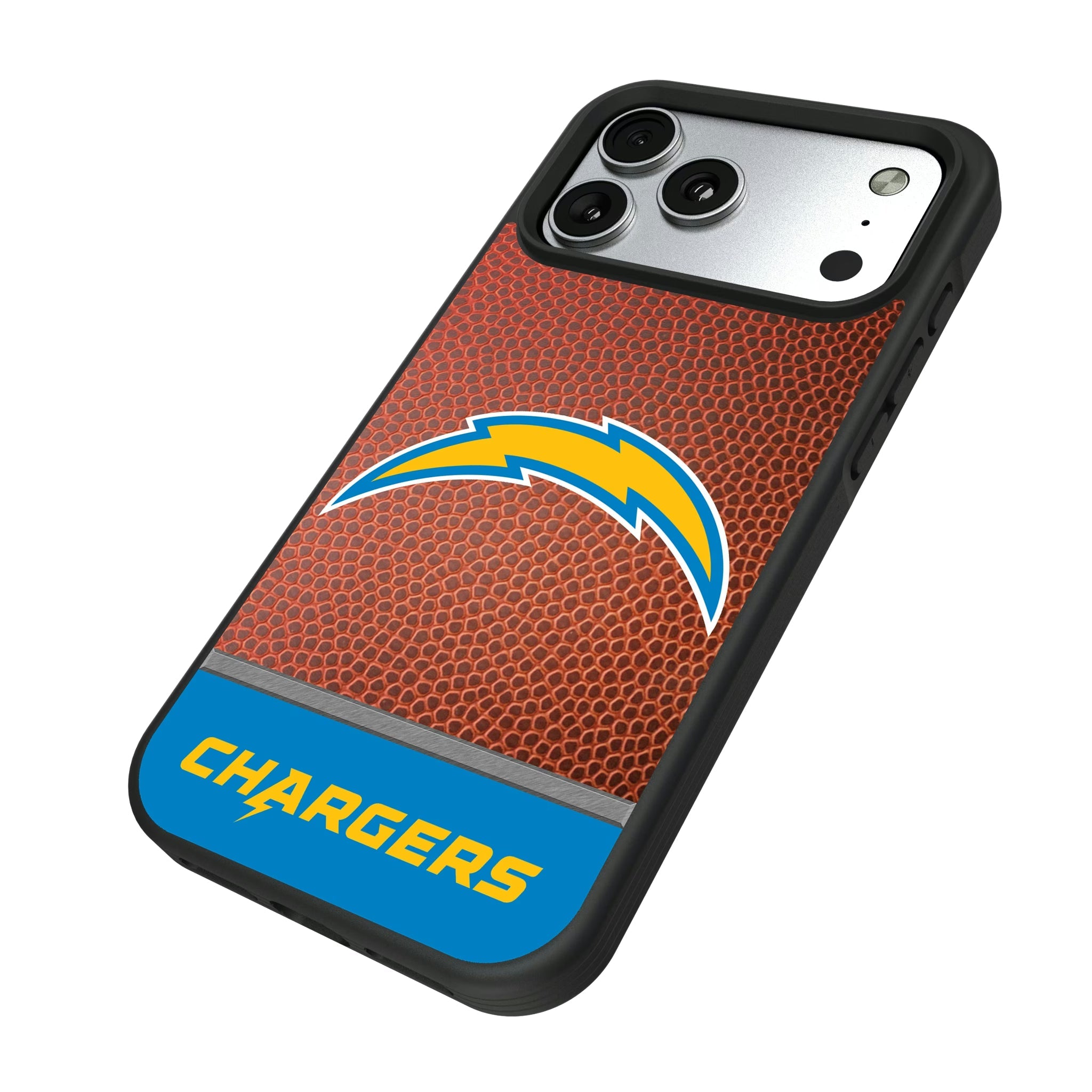Los Angeles Chargers Football Wordmark Bump Phone Case - Sports Gifts, Sports Memorabilia, Sports Collectibles, Fan Shop