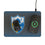 Los Angeles Chargers Historic Collection Linen 15-Watt Wireless Charger and Mouse Pad