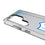 Los Angeles Chargers Historic Collection Linen Clear Phone Case for Samsung Galaxy