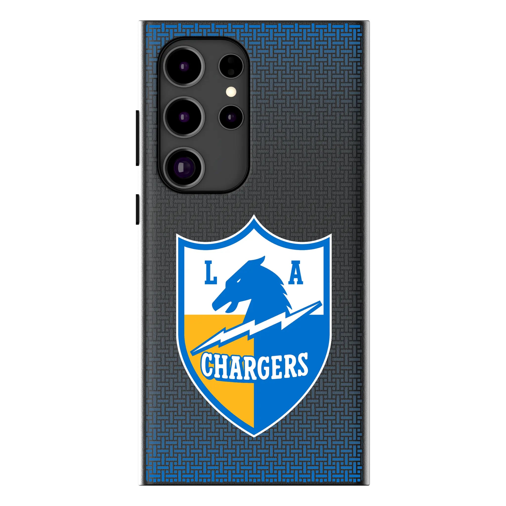 Los Angeles Chargers Historic Collection Linen MagSafe Compatible Phone Case for Samsung Galaxy
