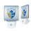 Los Angeles Chargers Historic Collection Linen Night Light 2-Pack