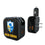 Los Angeles Chargers Historic Collection Text Backdrop 2 in 1 USB A/C Charger
