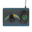 Los Angeles Chargers Linen 15-Watt Wireless Charger and Mouse Pad
