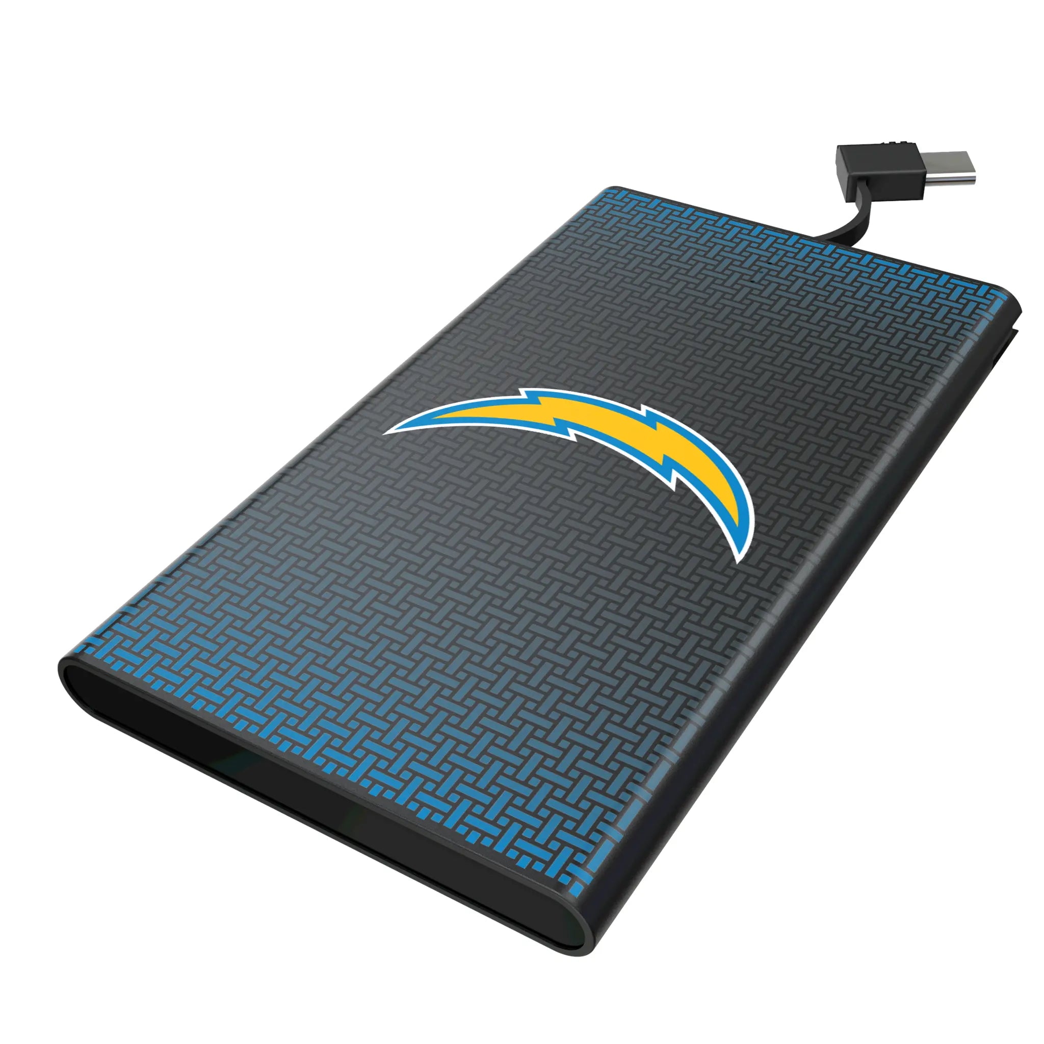 Los Angeles Chargers Linen 5000mAh Flat Powerbank