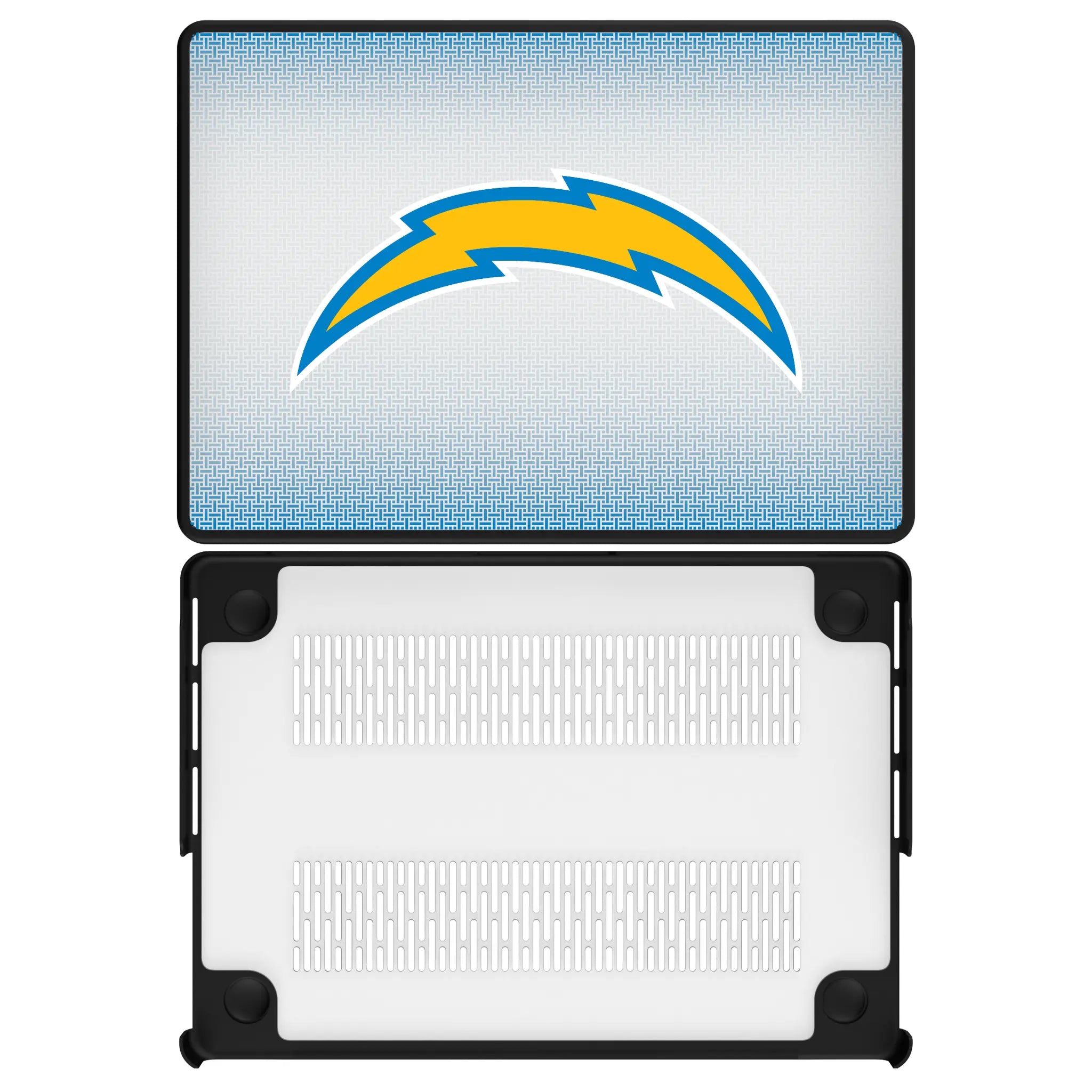 Los Angeles Chargers Linen Laptop Case for Apple MacBook