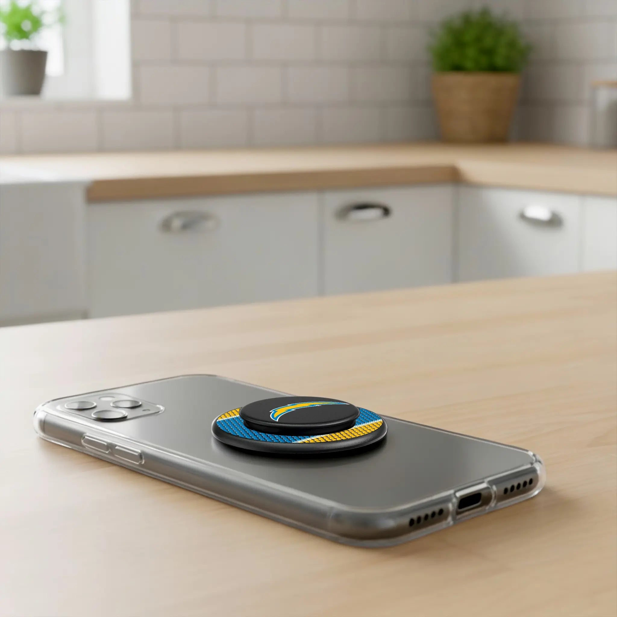 Los Angeles Chargers Mesh PopSockets Magnetic Phone Grip and Stand