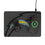 Los Angeles Chargers Monocolor Tilt 15-Watt Wireless Charger and Mouse Pad